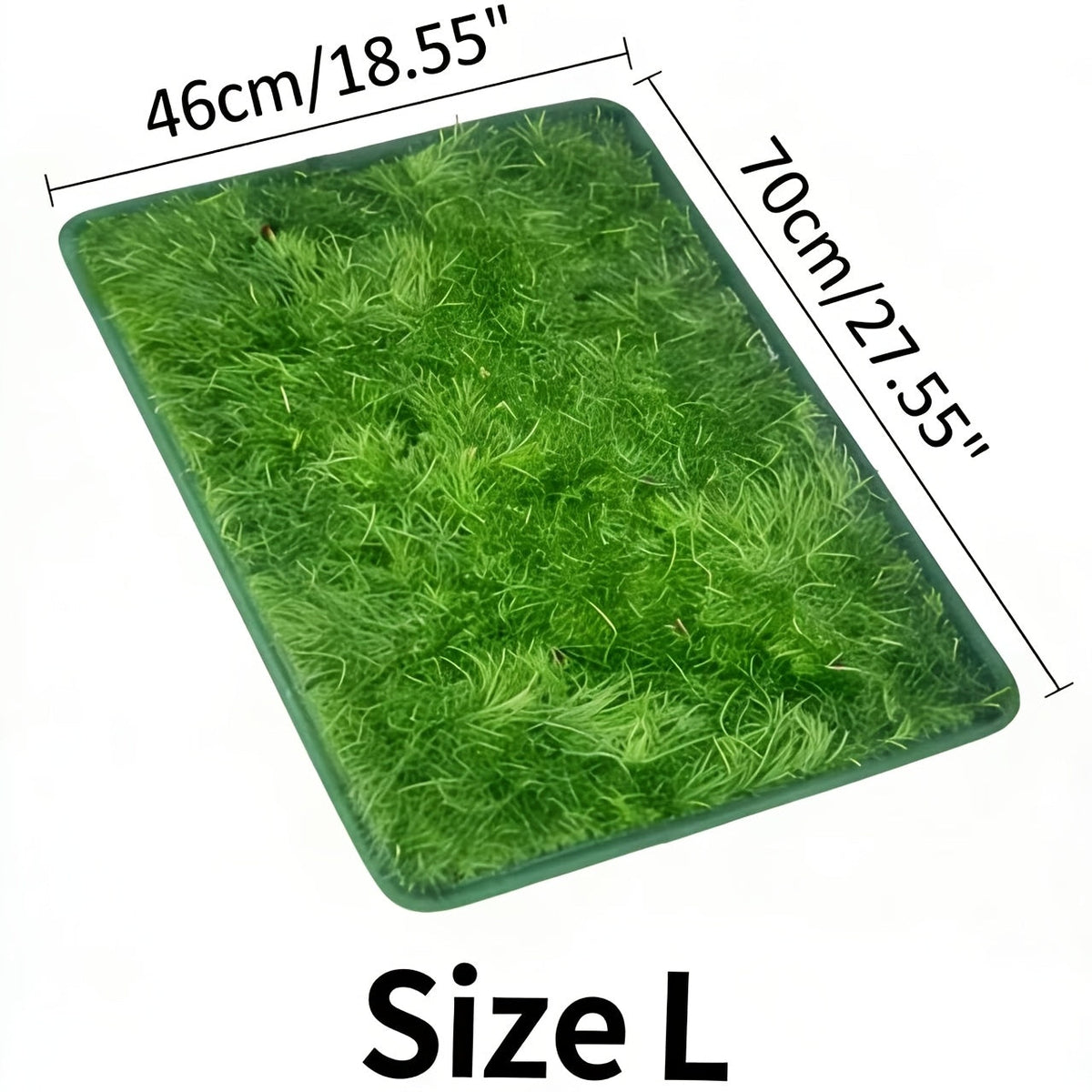 Artificial Grass Dog Pee Pad Washable Reusable Odor Control Indoor Puppy Potty Training Mat 18.11" x 27.56" – Dog Urine Grass Pad
