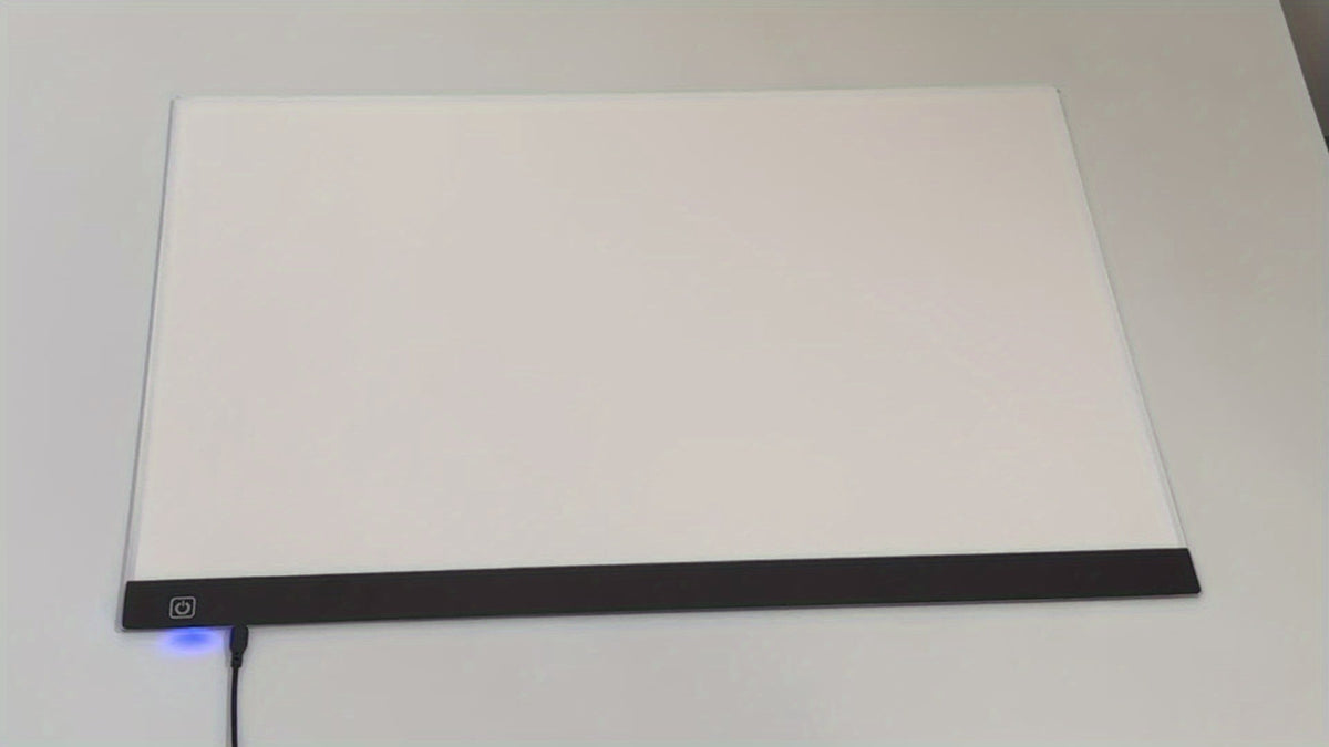 A2 LED Light Pad for Diamond Painting Tracing Drawing 3-Level Brightness USB Powered Ultra-Thin Acrylic Light Board 15.75x23.62 Inch Diamond Art Supplies Animation
