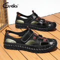 Men's Closed Toe Fisherman Sandals – Handmade Breathable Water Shoes, Non-Slip Anti-Collision Outdoor Hiking Athletic Beach Sandals for Summer | Velora