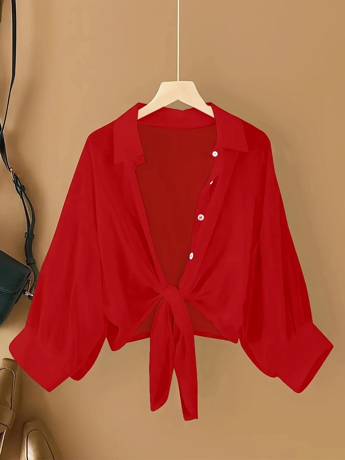 Women's Chiffon Cardigan Short Lightweight Summer Cover Up Casual Open Front Kimono Shirt Top for Women S M L XL XXL