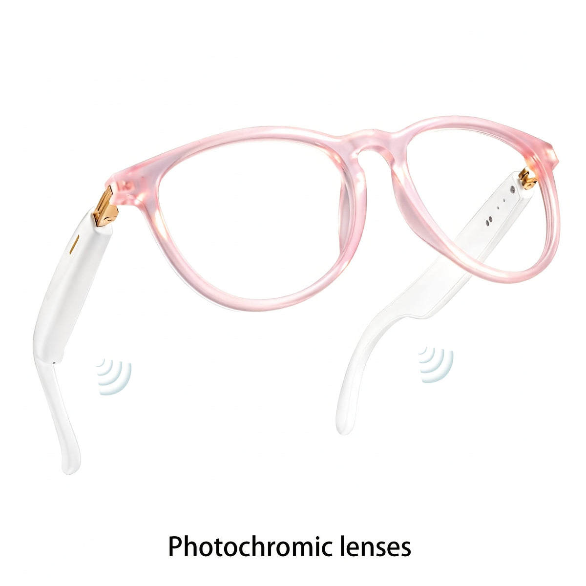 AI Smart Glasses with Real-Time 160-Language Translation, GPT Chat Assistant, Bluetooth 5.2 Audio, Hands-Free Calling, Music Playback, Photochromic & Anti-Blue Light Lenses – Unisex Wearable Tech