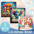 Adult Coloring Books for Women 3-Pack – 30 Pages Each on 100g Heavyweight Paper, Women's Themed Stress Relief Mindfulness Coloring Set, Perfect Birthday & Mother's Day Gift