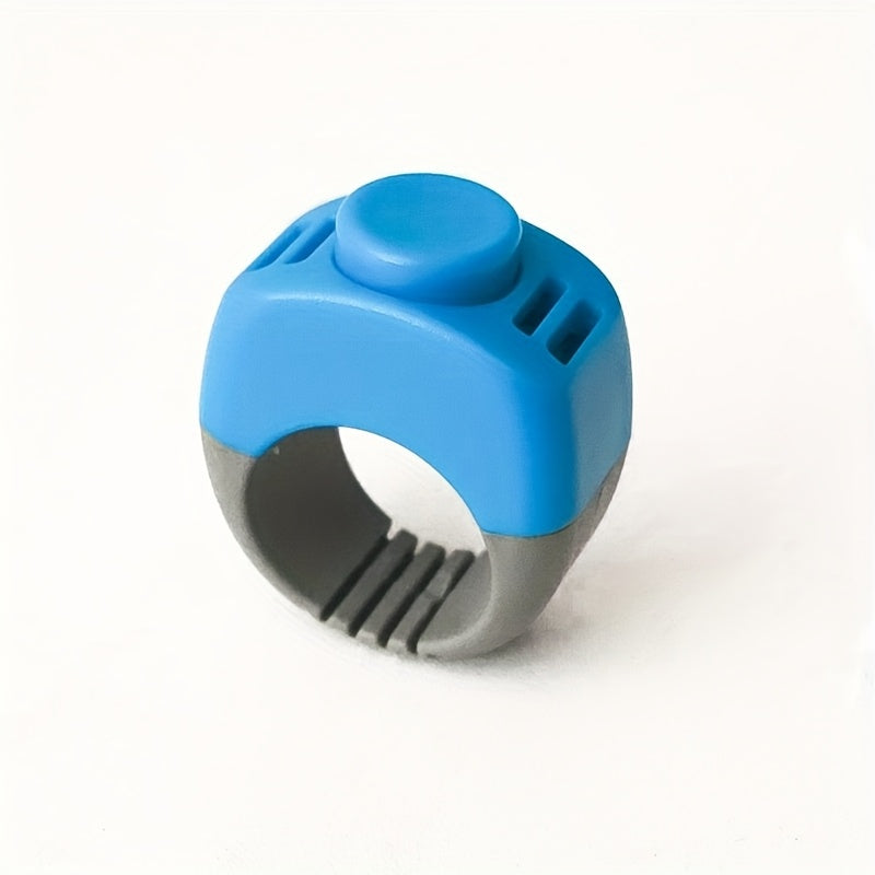 Ring Clicker for Dog Training - Hands-Free Finger Ring Design Pet Training Clicker for Dogs, Cats, Birds, Horses & Rabbits - No Battery, Adjustable Fit, Fashionable Colors