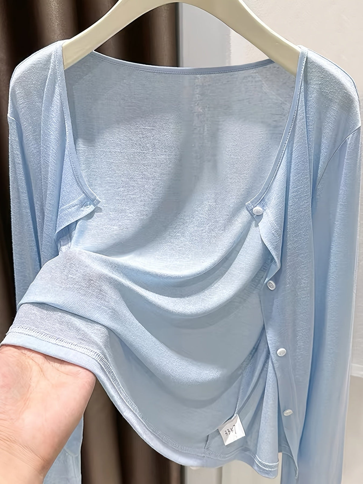 Women's Thin Shawl Cardigan Light Cover-Up Jacket – Lightweight Open Front Outerwear for Spring Summer Beach Vacation