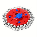 Spanish Alphabet Game for Kids - Fast-Paced Memory Matching Board Game with Round ABS Board, Countdown Timer, Colorful Letters & Cards - Educational STEM Toy for Family Party Game Night, Ages 4+