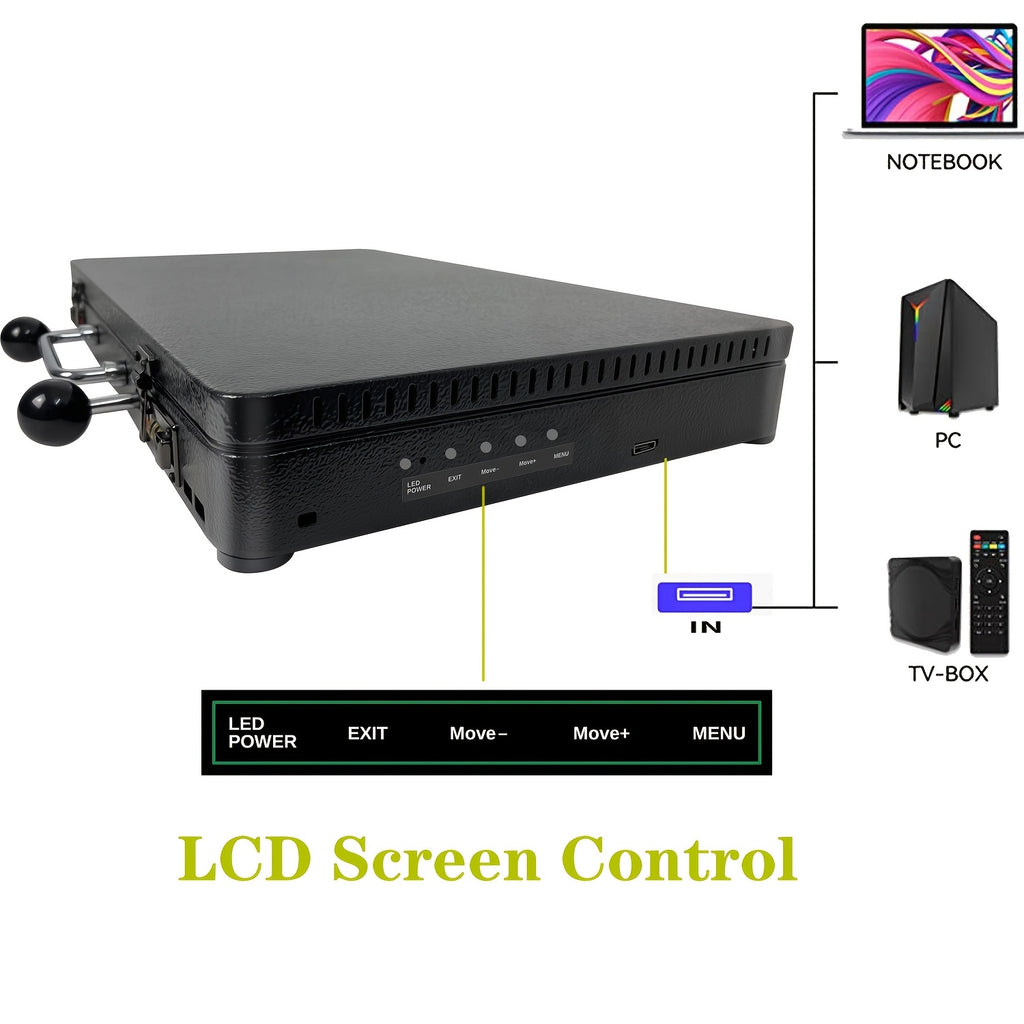 Arcade Game Console 22 Inch Stand-Up Full Size Folding Arcade Machine 4 Player 22 LED Screen 2 Sanwa Joysticks Gamepad Multi-Language Home Game Room Family Entertainment Classic Fight