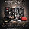 19-in-1 Survival Kit for Men Camping Gear Emergency Survival Equipment Tactical Outdoor Adventure Set Gifts for Dad Husband Hiking Hunting Fishing with Carry Box