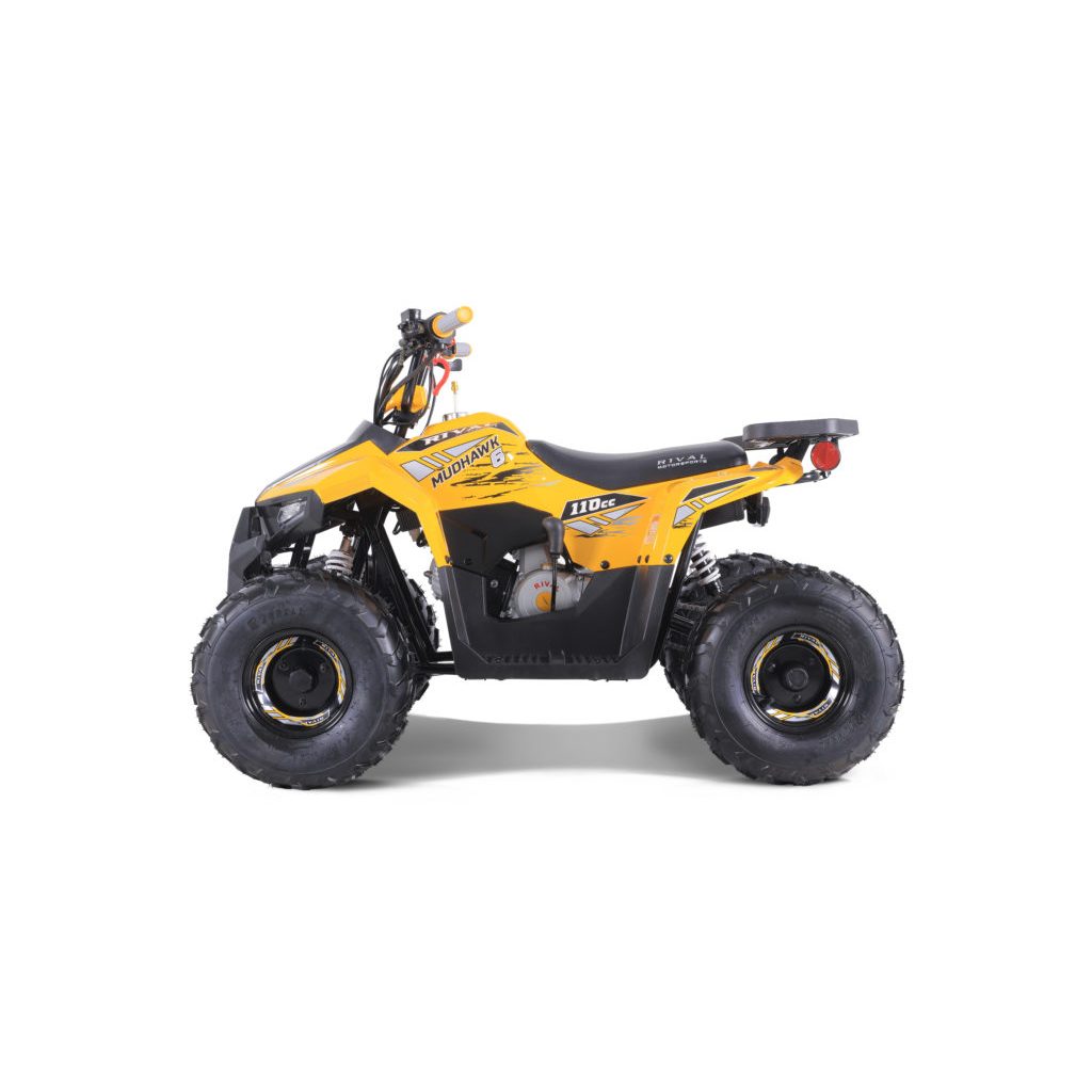 Youth ATV for Kids Ages 6+ – 4-Stroke Engine Automatic D-N-R Transmission, Remote Shut-Off, Speed Limiter, Tether Kill Switch, LED Lights, Front & Rear Brakes – Beginner Kids Quad Bike