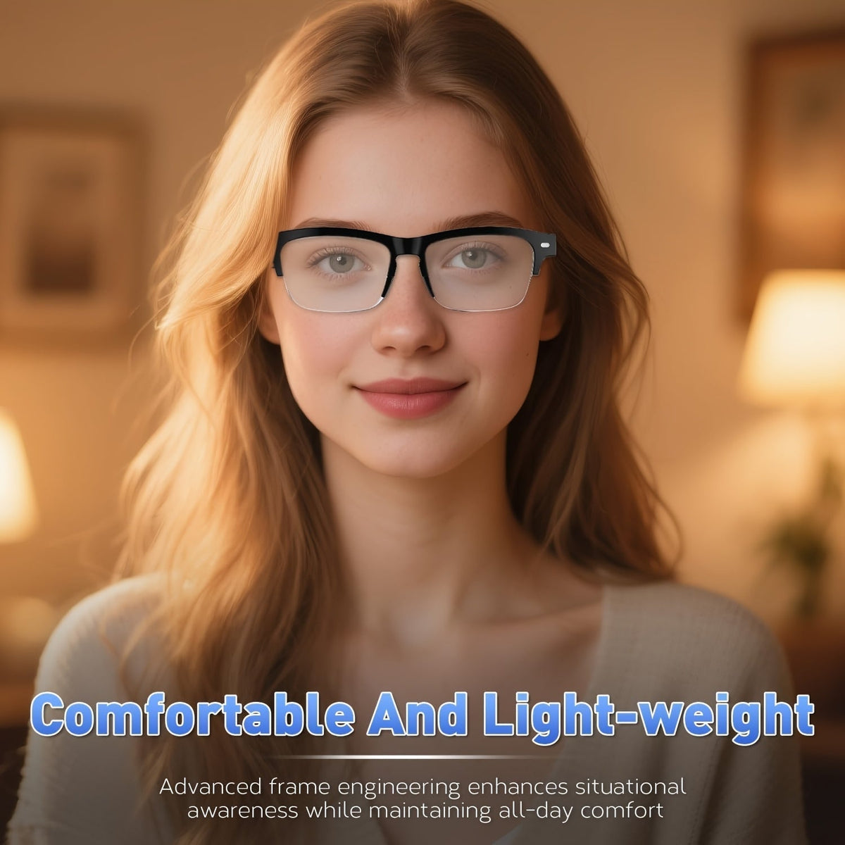 Smart Audio Glasses Photochromic Auto-Tinting Lenses Bluetooth Speaker Microphone – HD Voice Calls HiFi Music UV Protection Wireless Smart Sunglasses Sports Driving Fishing Daily Wear