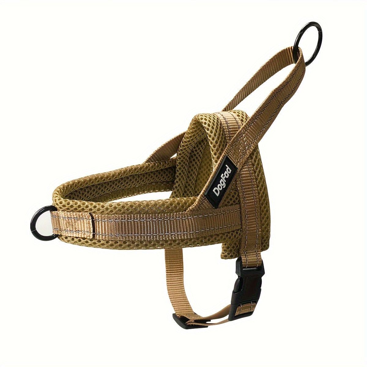 Reflective No-Pull Dog Harness - Adjustable Escape-Proof Vest for Small to Large Dogs, Front & Back Leash Clips, Padded Chest Plate, Easy Step-In Walking Harness