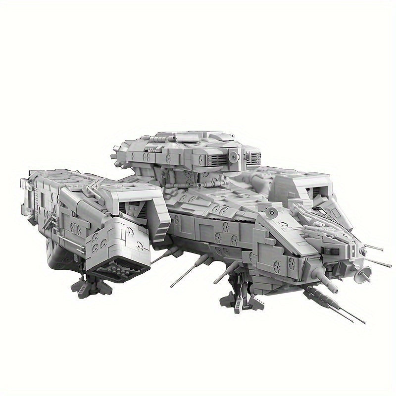9233 Pcs Warship Spaceship Building Blocks Model Kit for Adults – Massive 75cm Large Scale Construction Set, 500+ Page PDF Instructions, Expert STEM Challenge Building Toy, Ultimate Collector Gift