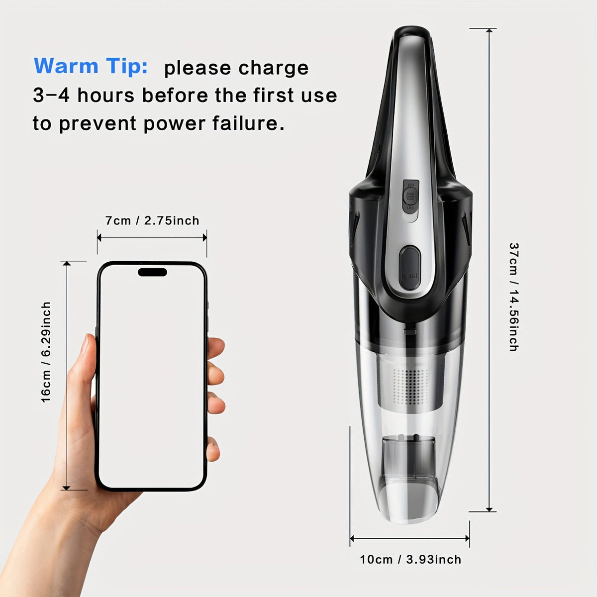 Cordless Car Vacuum Cleaner 6000PA High-Power Suction, 2000mAh Rechargeable Handheld Vacuum with 5 Accessories, Quiet Motor for Car Interior, Home & Pet Hair – Pink Women's Gift