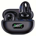 Open-Ear Wireless Earphones Bluetooth 5.4 TWS 360 Degree Ambient Awareness ENC Clear Calls Touch Control All-Day Comfort Sport Fitness Earbuds Secure Fit Truly Open Design