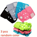 Washable Female Dog Diapers 3-Pack Reusable - High Absorbency Leak-Proof Girl Dog Diaper Pants for Puppies & Adult Dogs, Soft Breathable Fabric, Sizes XS to L, Perfect for Heat Cycle & Incontinence