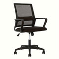 Mid-Back Mesh Ergonomic Office Chair 360° Swivel 5-Wheel Base Lumbar Support Computer Desk Chair for Home Office - 250 LBS Capacity in Black Grey Blue White Pink