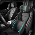 Car Lumbar Support Pillow & Neck Pillow Kit – Ergonomic Seat Headrest Cushion with Adjustable Strap for Neck & Back Pain Relief, for Car, Office Chair, Truck & Wheelchair