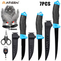 Fishing Knife Set 7/23/104/107 Piece – Stainless Steel Fillet Boning & Gutting Knives with Line Cutter, Camping Cutting Carving Tool Kit, Perfect Fisherman Gift for Men
