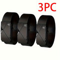 3 Pack Men's Genuine Cowhide Leather Belt Set with Automatic Alloy Buckle – Business Casual Dress Belts for Men, Adjustable & Durable, Great Gift for Him