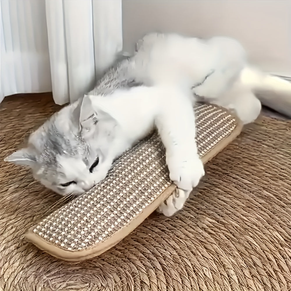 Cat Paw Pillow Toy & Scratching Pad - Large Plush Interactive Cat Toy for Solo Play Cuddling Kneading Stress Relief Indoor Cat Entertainment Soothing Gift for Cat Lovers