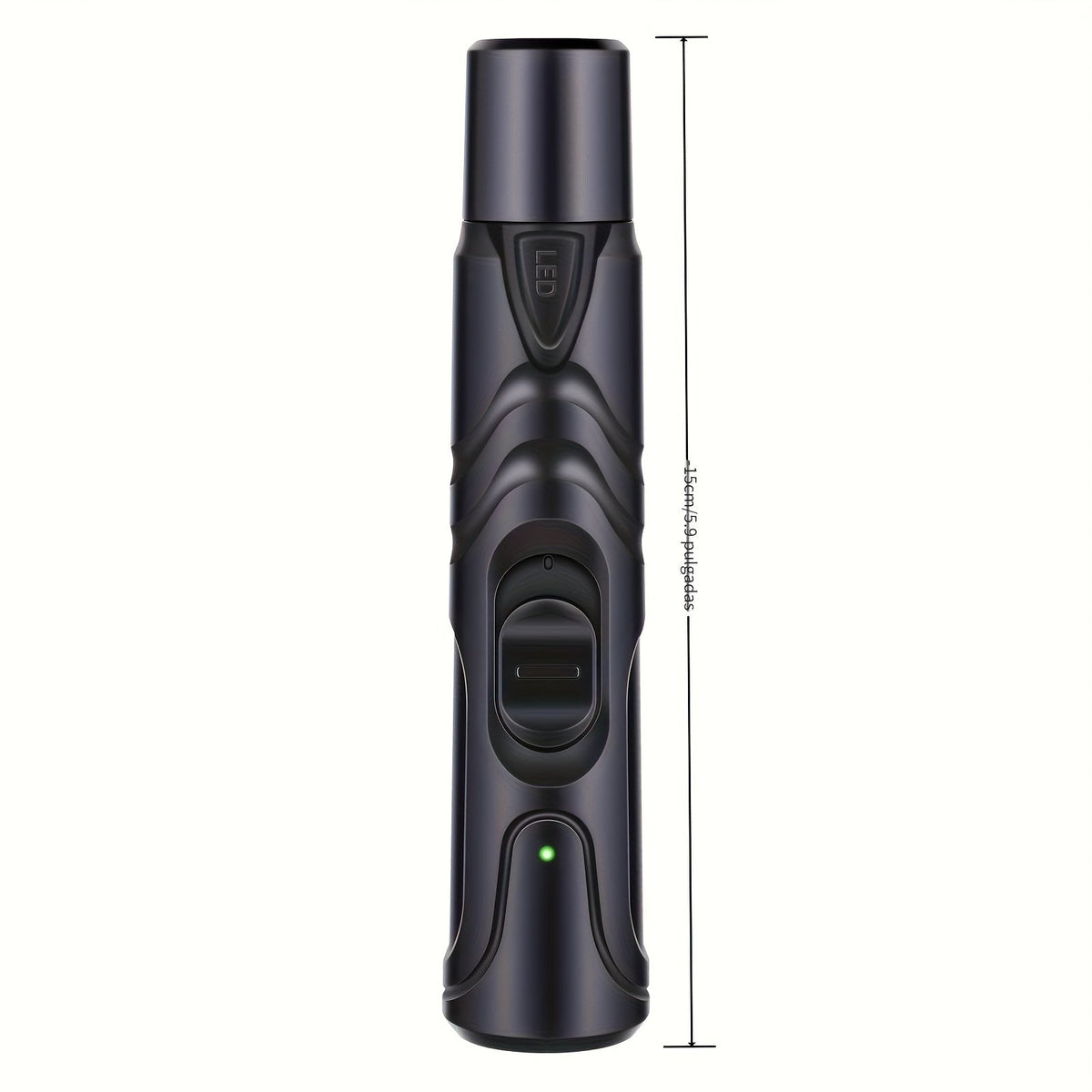 Dog Nail Grinder with LED Light - Quiet Rechargeable Pet Nail Grinder 2-Speed Painless Nail Trimmer for Large Small Dogs, USB Charging with Grinding Wheel