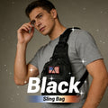 Tactical Sling Backpack – Lightweight Crossbody Daypack for Cycling, Hiking, Travel & Daily Use, Multiple Colors with Flag Patch Option