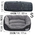 Cozy Winter Pet Bed for Small Dogs & Cats – Candy-Colored Washable Square Warm Nest for Chihuahua, Pomeranian, Shih Tzu & Small Breeds, Soft Plush Dog Cat Bed