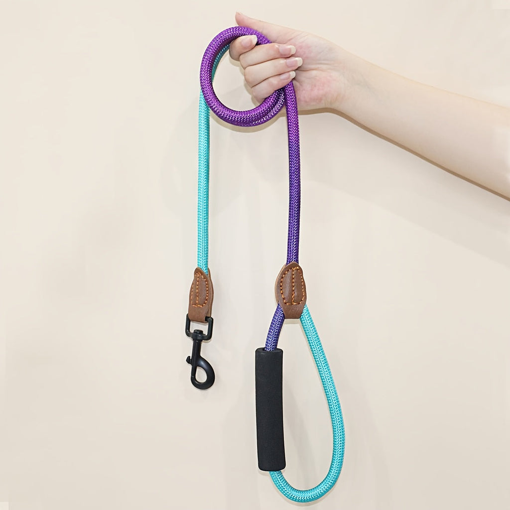 Colorful Pet Chest Harness & Leash Set for Cats & Dogs – All-Season Universal Adjustable Back Harness for Indoor & Outdoor Use – No-Pull Vest Harness for Small Medium Pets, No Battery Required