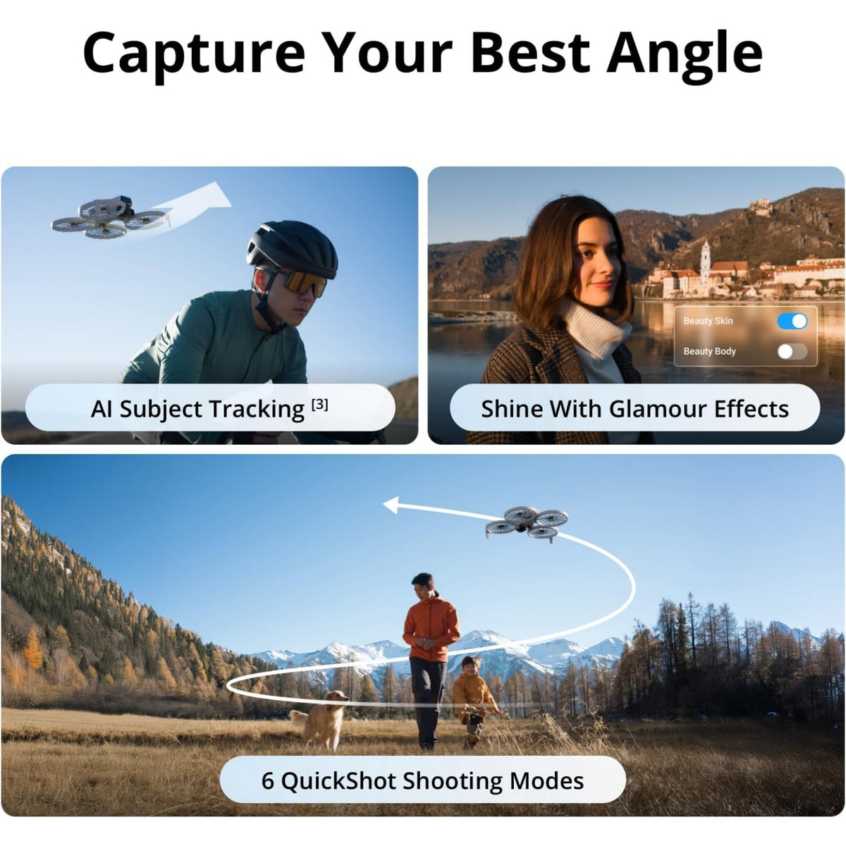 DJI Flip 4K Drone with RC 2 Screen Controller, 3-Axis Gimbal, 4K/60fps HDR Video, 48MP Camera, Under 249g FAA-Friendly, Carbon Fiber Propeller Guards, Subject Tracking, 31-Min Flight Time
