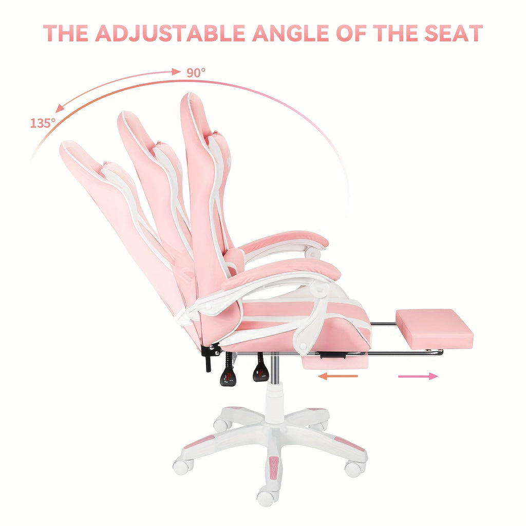 Ergonomic Gaming Chair Racing Style with Lumbar Support High Back Adjustable Office Chair for Adults Teens PC Computer Desk Chair Recliner