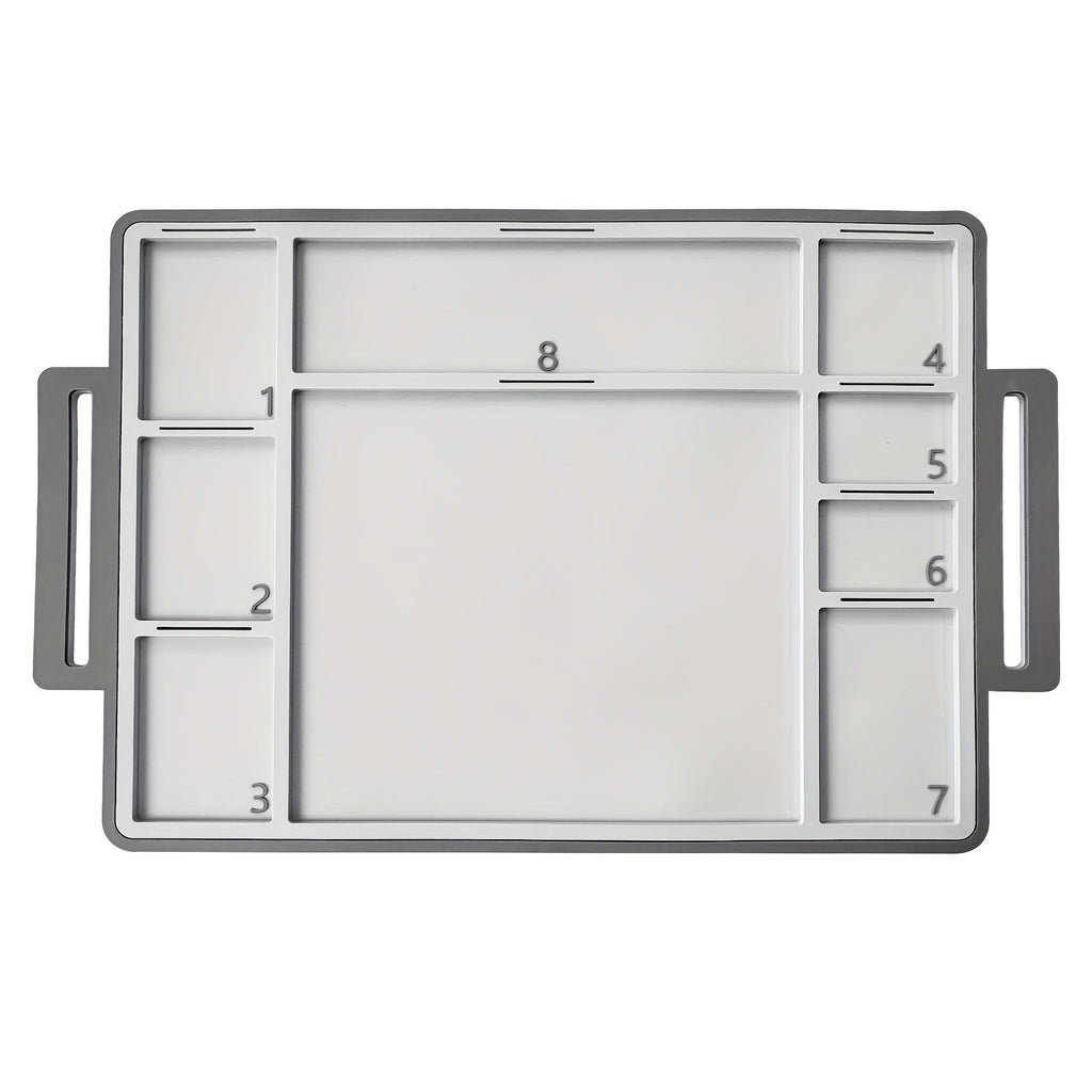 Building Brick Sorting Tray with Numbered Compartments Organizer for LEGO Bricks Sort Label Store Faster Smarter Build Multiple Colors Available