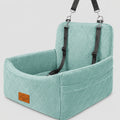 Dog Car Booster Seat with Safety Strap – Cozy Elevated Travel Bed for Small & Medium Dogs, Stable Non-Slip Design, Easy to Clean, 8 Colors Available
