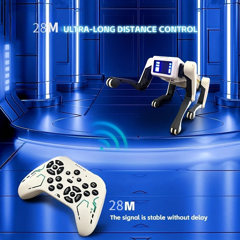 Smart Robotic Dog Toy - AI Voice Control Robot Dog with App & Remote Control, 92-Foot Range, Voice Commands, Interactive Robot Pet for Kids Adults | Top Christmas Birthday Holiday Gift