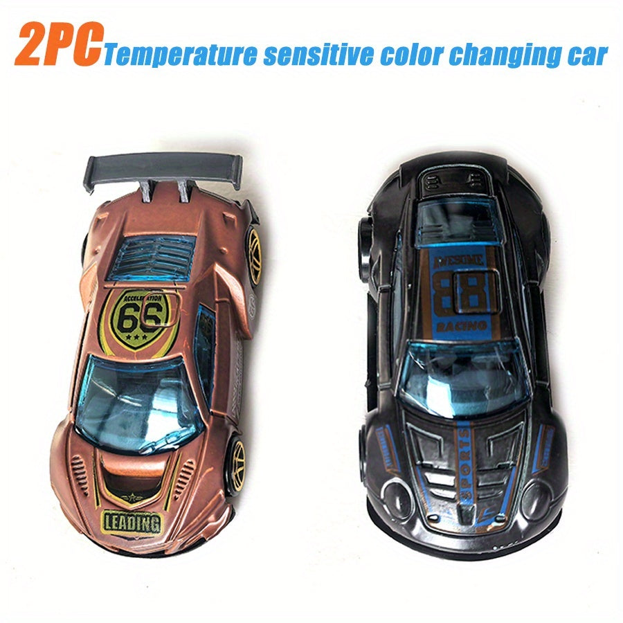 Color-Changing Alloy Toy Cars – Thermal Temperature Sensing Magic Die-Cast Vehicles – Hot & Cold Color Change Bath Toys for Kids – 2, 3 or 6 Pack – Party Favor & Goodie Bag Filler Gift for Boys
