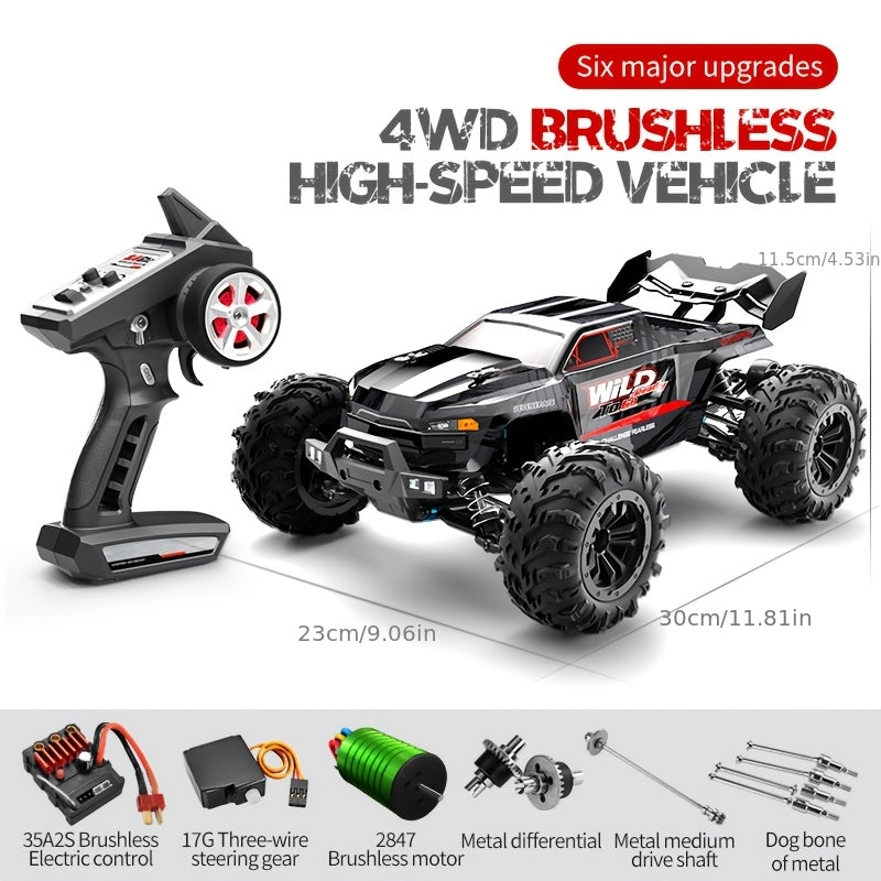 4WD RC Racing Car High-Speed Electric Off-Road Drift Remote Control Car for Adults & Professional Players – Carbon Brush Motor, Fast RC Truck