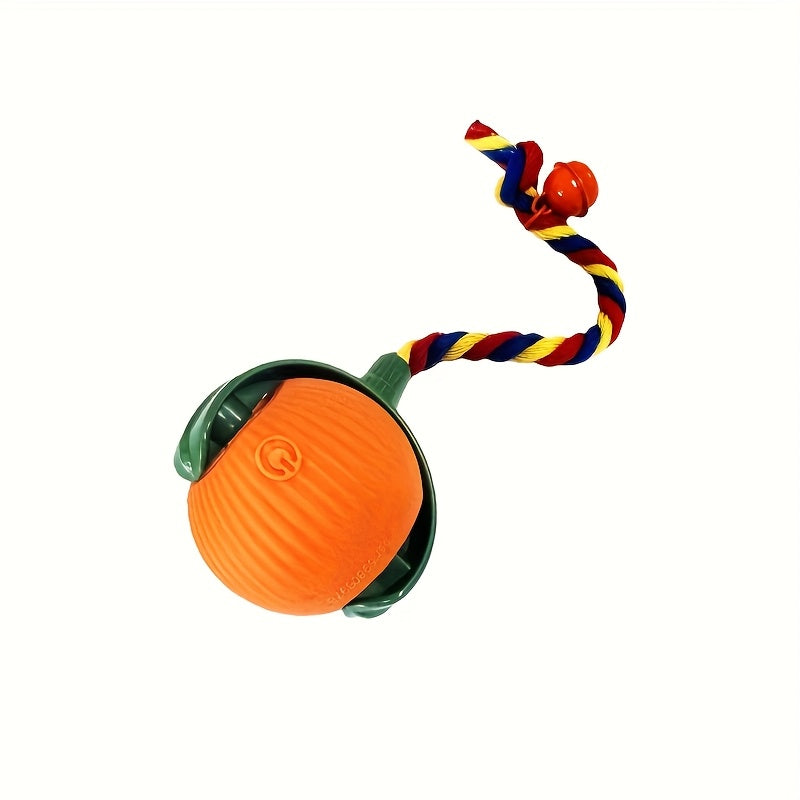 Rechargeable Automatic Cat Toy Ball with Bell & Colorful Tail – Intelligent Electric Boredom-Relieving Chase Toy for Cats & Dogs, Self-Moving Interactive Pet Toy, Fun Indoor Play for Kittens & Puppies