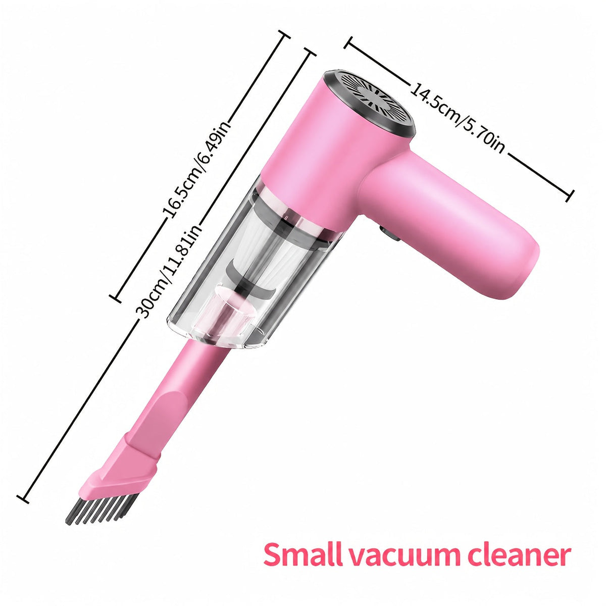 Cordless Car Vacuum Cleaner 7KPa Strong Suction 80dB Quiet Operation 3 Nozzles Rechargeable Handheld Portable Auto Vacuum for Car Interior Home Pet Hair Women Gift Car Accessories