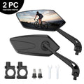 2-Pack Bicycle Rearview Mirror 360° Adjustable HD Wide Angle Shockproof Handlebar Side Mirror – Universal Fit for Mountain Bike, Road Bike, E-Bike, City Bike & Scooter, 22.2–25mm Handlebars