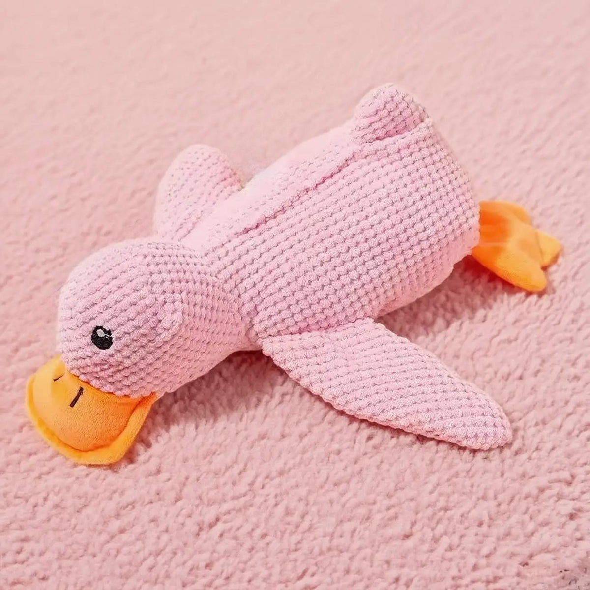Duck Plush Squeaky Dog Toy 9" - Interactive Chewable Stuffed Animal for Dogs & Cats, 3 Colors, Bite-Resistant Squeak Toy for All Breeds, Cute Soft Pet Plush Toy for Play & Comfort