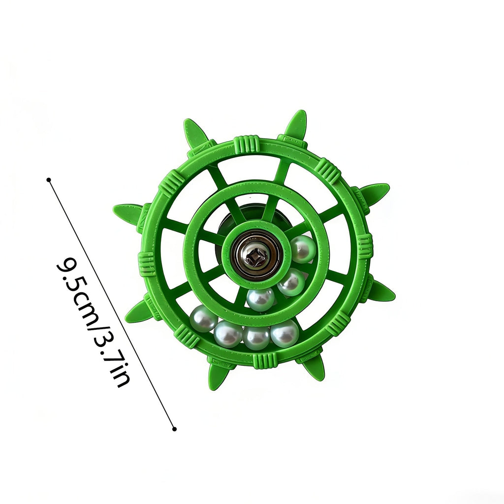 Colorful Parrot Spinning Wheel Toy with Spinning Disc Bead Bird Cage Toy for Budgies Cockatiels Canaries Stress Relief Fun Interactive Cage Accessory Multiple Colors