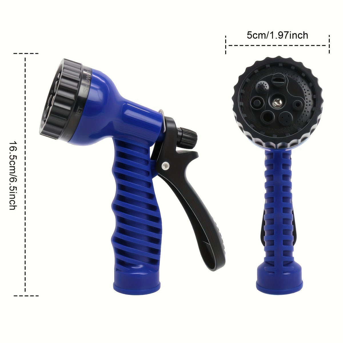 100 Ft Car Wash Hose with 7-Pattern High-Pressure Spray Nozzle – Kink-Free, Lightweight & Rustproof Garden Hose for Car Washing, Lawn, Camping & Outdoor Cleaning