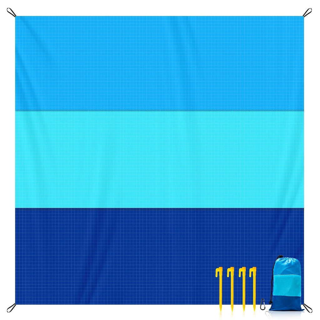 Extra Large Anti Sand Beach Blanket for 4-7 People 82x78 Inch Waterproof Lightweight Sandproof Picnic Mat for Beach Camping Hiking Travel Outdoor