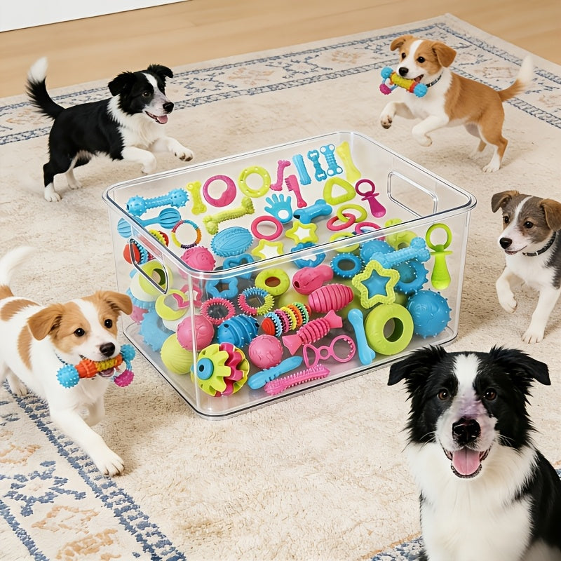 6-Piece Dog Chew Toy Set - Bite-Resistant & Wear-Resistant Pet Suit Toys for Teeth Cleaning & Bonding, Interactive Dog Toys for Puppies & Adult Dogs, Random Assorted Styles