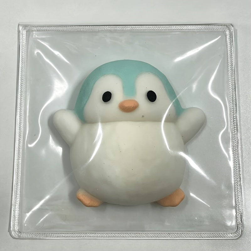 Squishy Penguin Squeeze Toy for Kids - Mini Stress Ball Sensory Squishies, Classroom Prize Party Bag Stuffer, Birthday Holiday Party Favor Gift for Boys Girls, Cute Penguin Fidget Toy Ages 3+