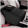 Car Center Console Armrest Pad Height Extender with Tissue Box and Cup Holder Storage Organizer Black Beige Orange Red Brown for Most Cars SUVs