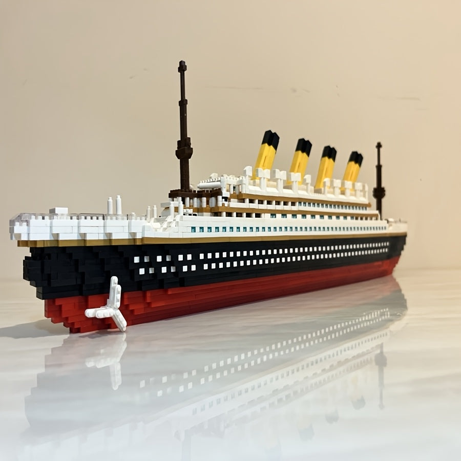 3159pcs Titanic Building Block Set - Collectible Ship Model Kit for Adults & Teens, Advanced Assembly Display Piece for Home & Office Decor, STEM Architecture Toy, Christmas Birthday Gift Ages 11+