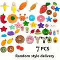 Small Dog Teething Plush Toys 7-Piece Random Set – Soft Stuffed Chew Toys Variety Pack for Puppies & Small Breed Dogs, Fun Squeaky Plush Bundle for Teething, Play & Comfort