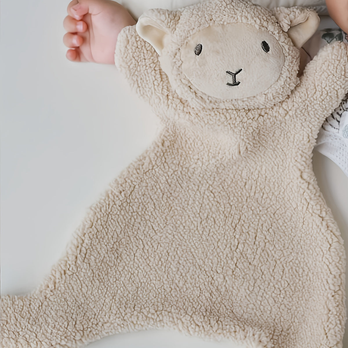 Nordic Style Animal Plush Doll for Babies & Newborns - Soft Cute Bear & Lamb Stuffed Animal Toy, Cozy Sensory Comfort Toy for Infant & Toddler, Baby Shower Gift, Christmas & Birthday Present