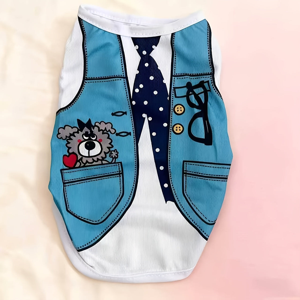 Dog Vest T-Shirt for Small Dogs, Soft Breathable Lightweight Pet Shirt for Teddy Bear Pomeranian - Spring Summer Dog Clothes for Casual Daily Wear, Cute Puppy Sweatshirt in 8 Colors & 5 Sizes S-XXL