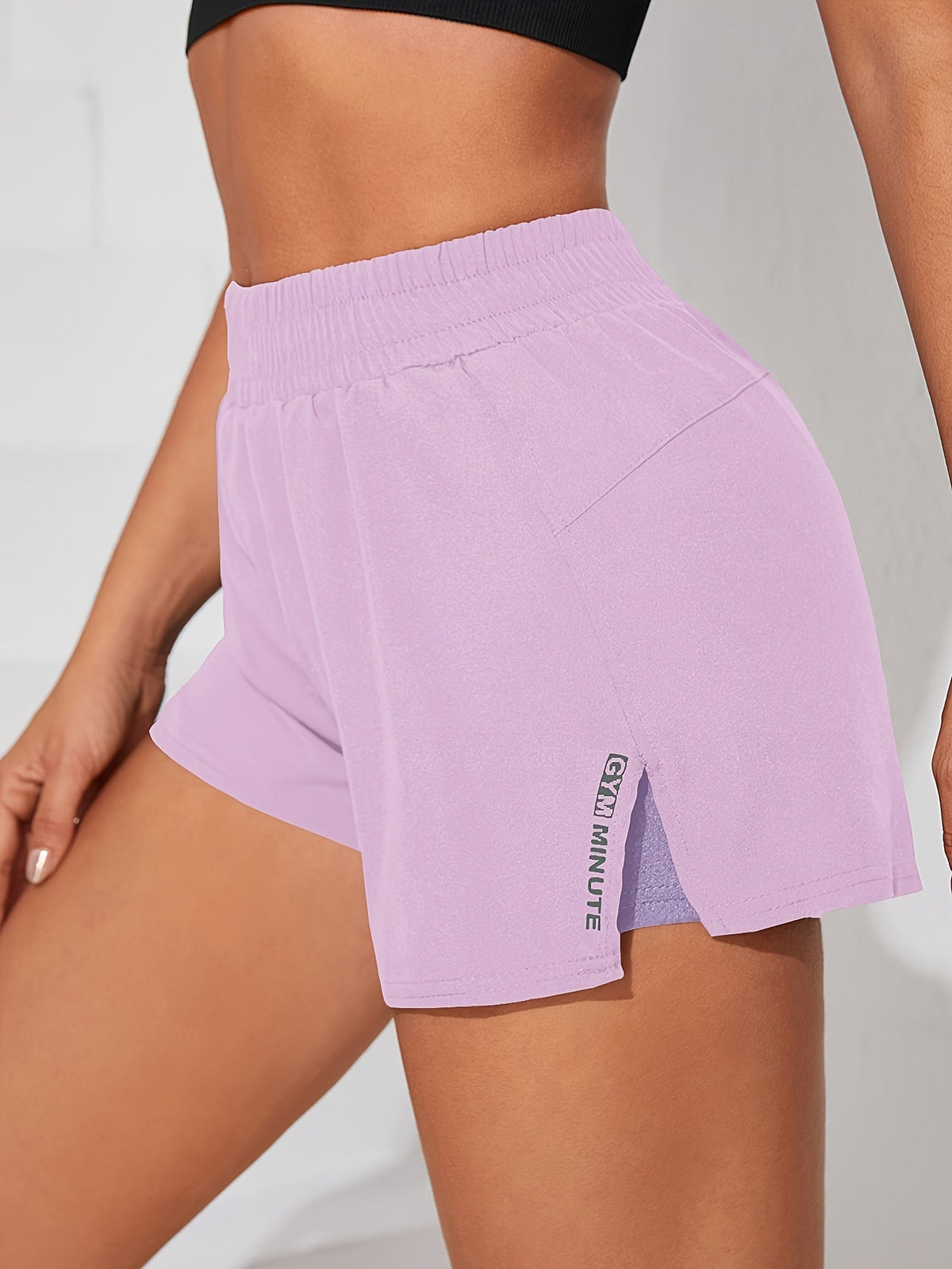 Women's Yoga Shorts with Pocket – Stretch Non-Sheer Sporty Casual Athletic Shorts for Workout Gym Running Spring Summer Fall