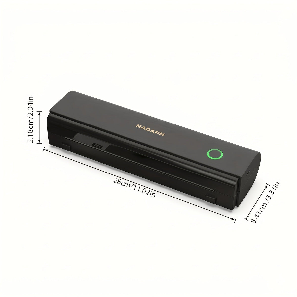 Portable Inkless Thermal Printer A4 with Paper Tray Wireless Mobile Printer Supports 8.5x11 Letter A4 Paper Compatible with iPhone Android Laptop Home Office School Travel